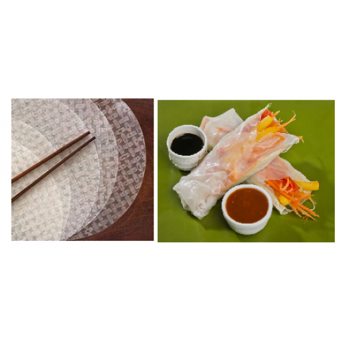 RICE PAPER WRAPS 22CM 10'S RICE PAPER WRAPS 22CM 10'S